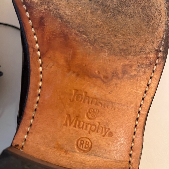 Johnston & Murphy lace up loafers brown men’s shoes size 8 1/2 - Picture 8 of 8